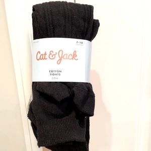 Girls sock tights ribbed pattern